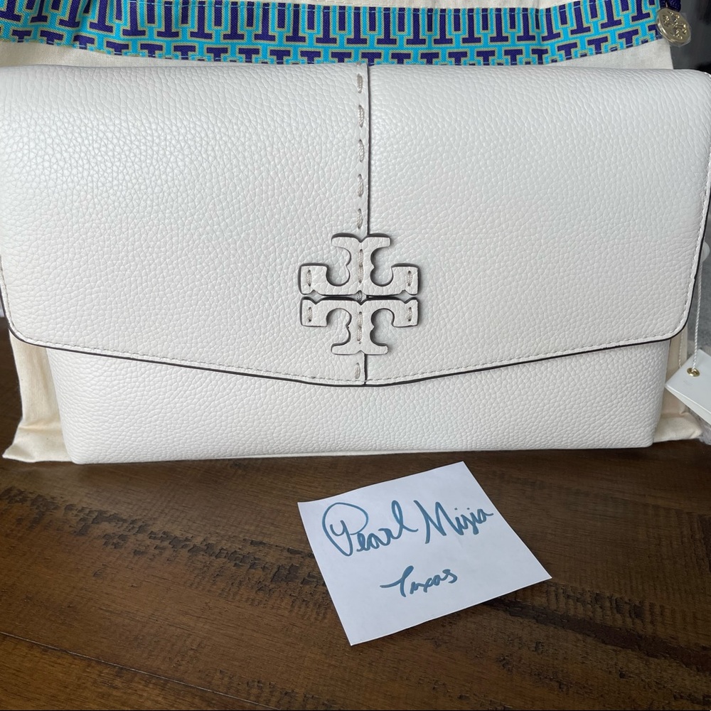 Tory Burch McGraw Crossbody in the color Ivory White